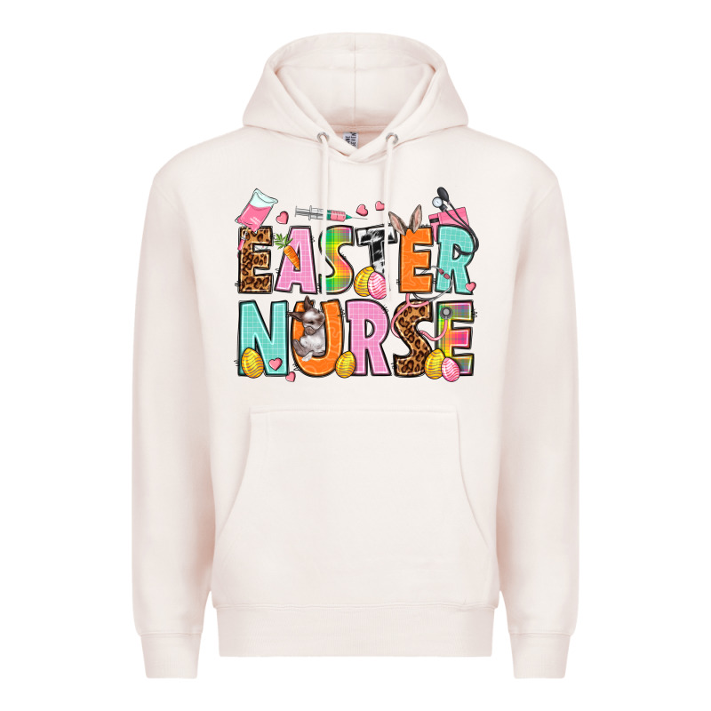 Easter Nurse Easter Day Premium Hoodie by HowdyJamesFarm | Teevron