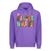 Purple Easter nurse Easter Day Premium Hoodie - HowdyJamesFarm