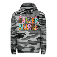 Slate Camo Easter nurse Easter Day Premium Hoodie - HowdyJamesFarm