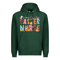Sports Green Easter nurse Easter Day Premium Hoodie - HowdyJamesFarm