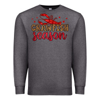 Charcoal Heather crawfish season Premium Sweatshirt - OliviaCreatesArt