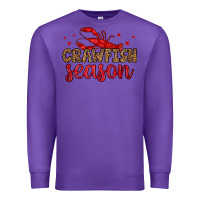 Purple crawfish season Premium Sweatshirt - OliviaCreatesArt