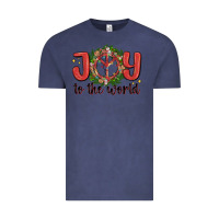 Vintage Denim joy to the world Vintage Tee - MaliasSmallBusiness