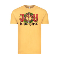 Vintage Mustard joy to the world Vintage Tee - MaliasSmallBusiness