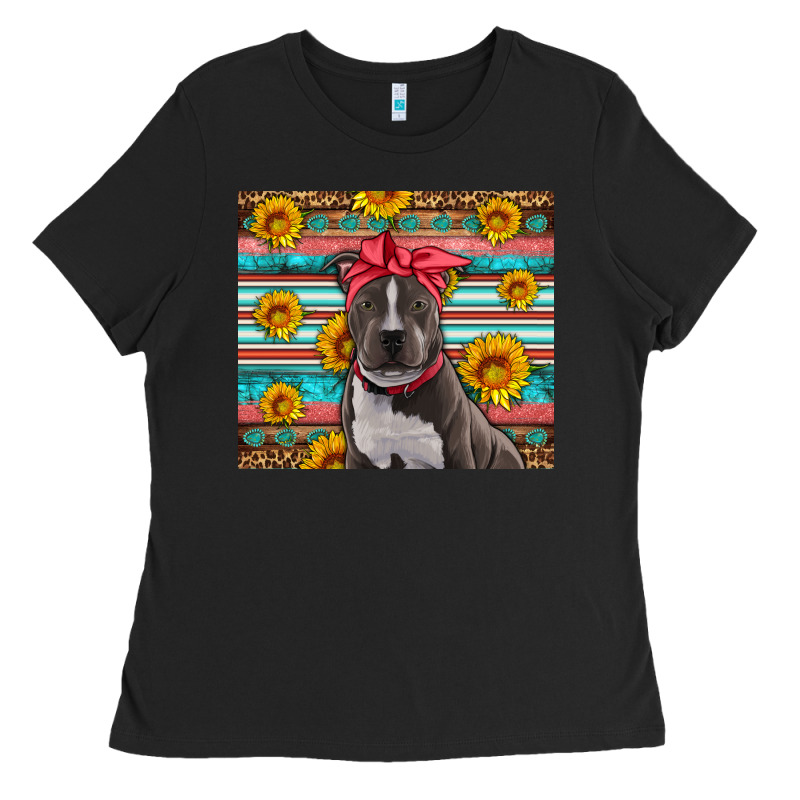Western Pitbull Ladies Tee by Artiststas | Teevron