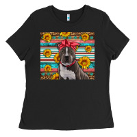 Black western pitbull Ladies Tee - Artiststas