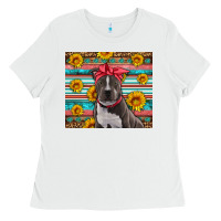 White western pitbull Ladies Tee - Artiststas