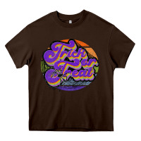Chocolate Brown trick or treat Heavy Core Tee - JahusDesignShop