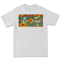 Aztec Sunflower Cowhide License Plate Premium Tee | Teevron