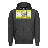 Charcoal Heather let's just avocudde Zipper Hoodie - TumblerDesignByShophia