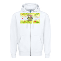 White let's just avocudde Zipper Hoodie - TumblerDesignByShophia