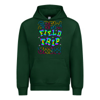 Forest Green Crew Field Trip Urban Hoodie - CowhideDigitalArt