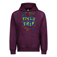 Mauve Wine Crew Field Trip Urban Hoodie - CowhideDigitalArt