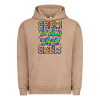 Pigment Burro Crew Field Trip Urban Hoodie - CowhideDigitalArt