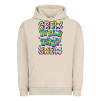 Pigment French Oak Crew Field Trip Urban Hoodie - CowhideDigitalArt