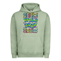 Pigment Oil Green Crew Field Trip Urban Hoodie - CowhideDigitalArt