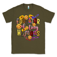 Army Green educator of tiny humans Classic Tee - NancyCooperArtShop