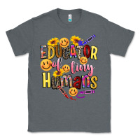 Charcoal Heather educator of tiny humans Classic Tee - NancyCooperArtShop