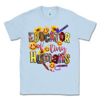 Dusty Blue educator of tiny humans Classic Tee - NancyCooperArtShop