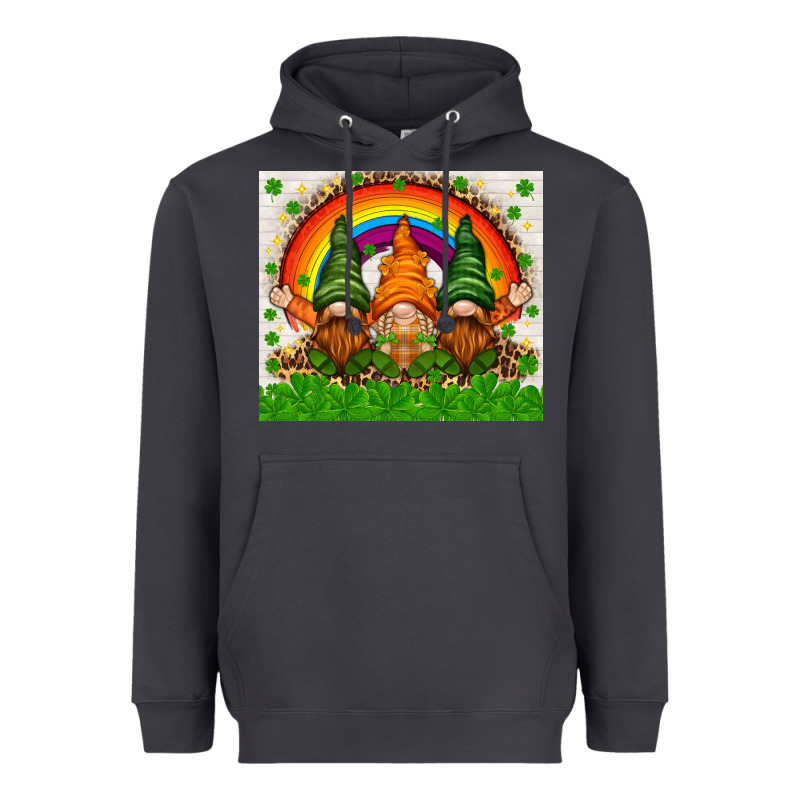 St. Patrick's Day Gnomies Tumbler Heavyweight Hoodie by HowdyJamesFarm | Teevron