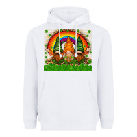 White St. Patrick's Day gnomies tumbler Heavyweight Hoodie - HowdyJamesFarm