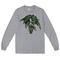 Heather Grey Amazon Elephant Ear Long Sleeve Tee - LillyAllenDesigns