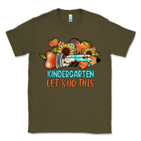 Army Green kindergarten let's do this Classic Tee - JahusDesignShop