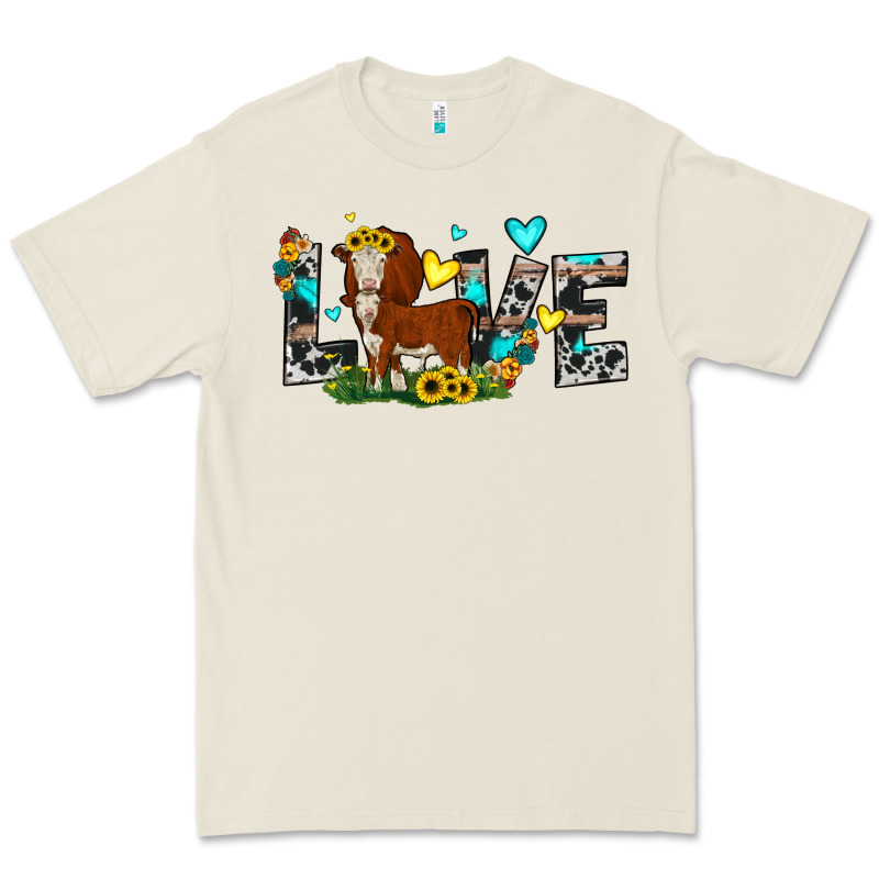 Love Western Cow Premium Tee by JahusDesignShop | Teevron