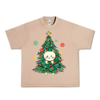 Burro christmas tree cat Urban Heavy Tee - MaliasSmallBusiness