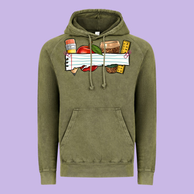 Teacher Custom Vintage Hoodie Designed By Nancycooperartshop