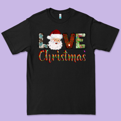 Love Christmas Premium Tee Designed By Adodesignshop