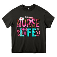 Asphalt nurse life Heavy Core Tee - AdoDesignShop