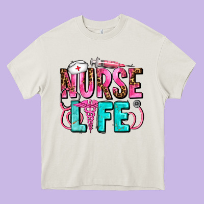 Nurse Life Heavy Core Tee Designed By Adodesignshop