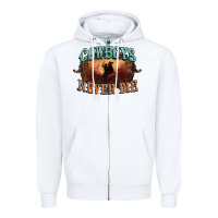 White Cowboys never die Zipper Hoodie - HowdyJamesFarm
