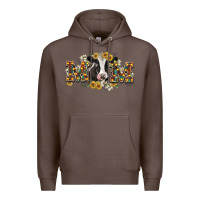 Coffee Mom with cow Premium Hoodie - CowGirlArtShop