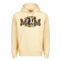 Mom With Cow Premium Hoodie | Teevron