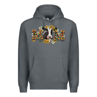Rock Mom with cow Premium Hoodie - CowGirlArtShop