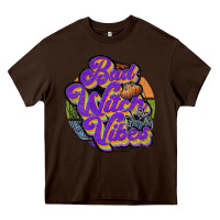 Chocolate Brown bad witch vibes Heavy Core Tee - JahusDesignShop