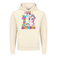Vintage Artic my 1 st birthday with little cute unicorn Vintage Hoodie - NancyCooperArtShop