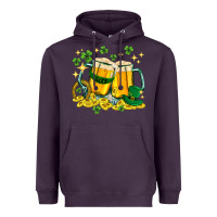 Plum St. Patrick's Day beer Heavyweight Hoodie - HowdyJamesFarm