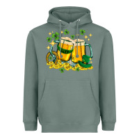 Sage St. Patrick's Day beer Heavyweight Hoodie - HowdyJamesFarm