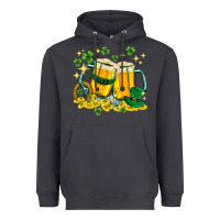 Smoke St. Patrick's Day beer Heavyweight Hoodie - HowdyJamesFarm