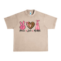 French Oak peace love ballet Urban Heavy Tee - NancyCooperArtShop