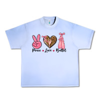 Grape Ice peace love ballet Urban Heavy Tee - NancyCooperArtShop