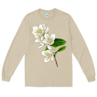 Mushroom Mock Oranges Long Sleeve Tee - LillyAllenDesigns