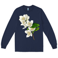 Navy Mock Oranges Long Sleeve Tee - LillyAllenDesigns