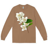 Toasted Coconut Mock Oranges Long Sleeve Tee - LillyAllenDesigns