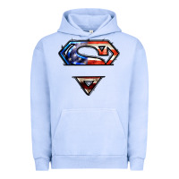 Pigment Grape Ice super american flag logo Urban Hoodie - LillyAllenDesigns