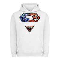 Pigment Lunar Rock super american flag logo Urban Hoodie - LillyAllenDesigns