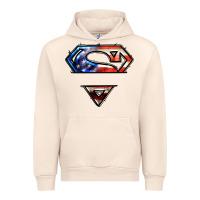 Sandshell super american flag logo Urban Hoodie - LillyAllenDesigns